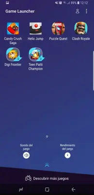 Samsung Game Launcher android App screenshot 1