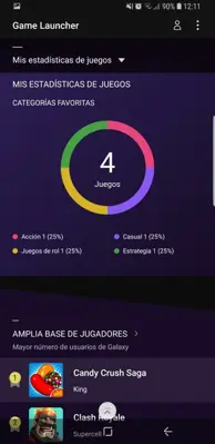 Samsung Game Launcher android App screenshot 2